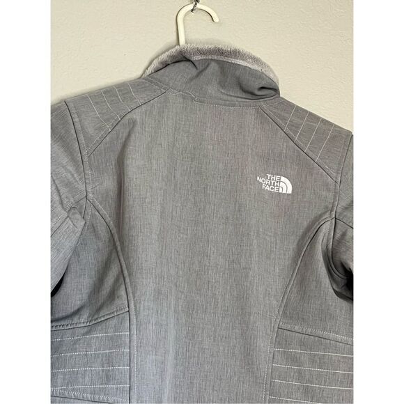 The North Face Gray Full Zip Fleece Lined Jacket windwall S - Picture 8 of 8